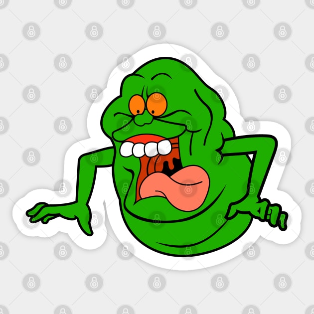 Slimer cartoon Sticker by Larent